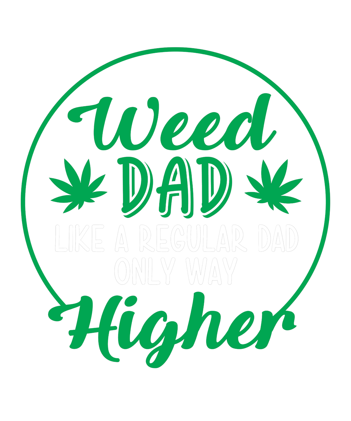 Weed Dad PNG Download